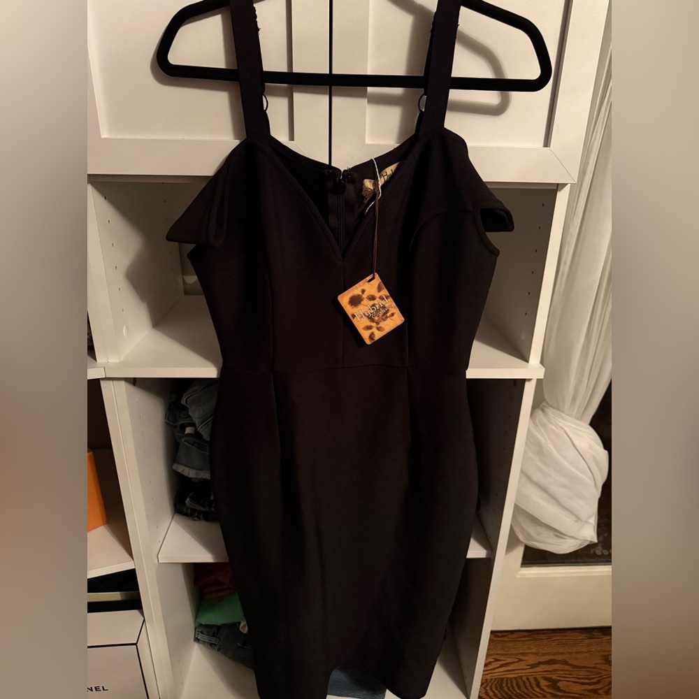 Chic Strapless Black Dress